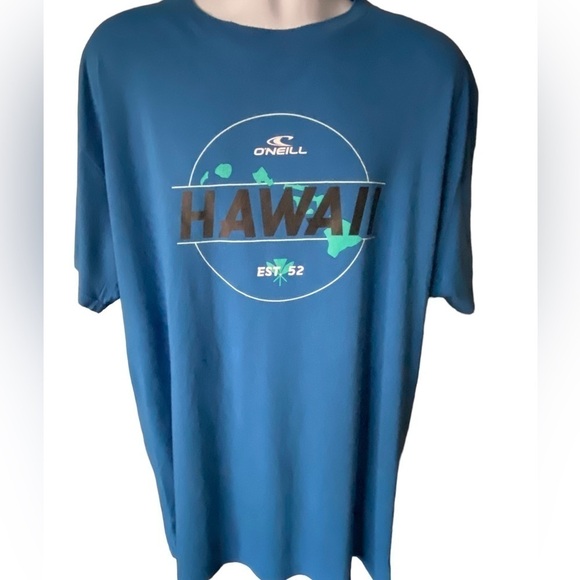 O’NEILL Hawaii Est. 52 Surf Shirt Men 2XL Standard Fit - Picture 1 of 6